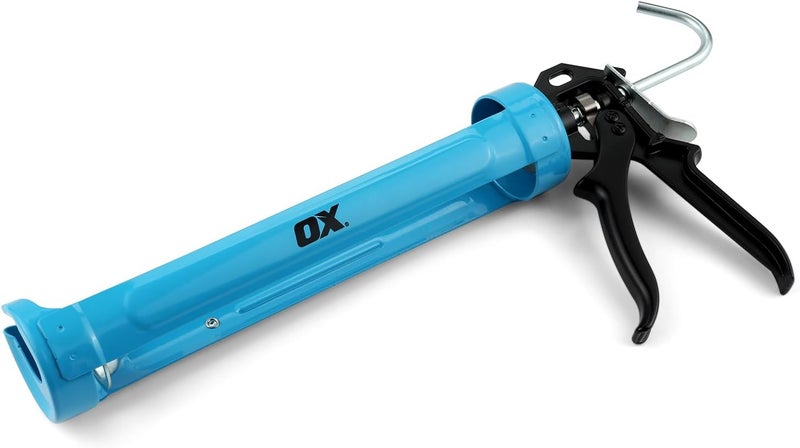Ox Pro 29 Ounce Heavy Duty Caulk Gun - 18:1 Thrust Ratio 360-Degree Rotating Barrel Caulking Gun - Steel and Aluminum Construction with Ergonomic Handle Caulking Tool -T046502 - Image 1